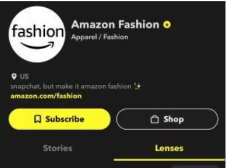 Snap 和 Amazon Fashion 合作打造无缝的 AR 购物体验