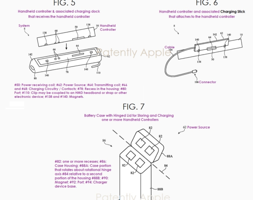 苹果新专利：可用于Vision Pro、Mac、游戏设备等产品的手持控制器